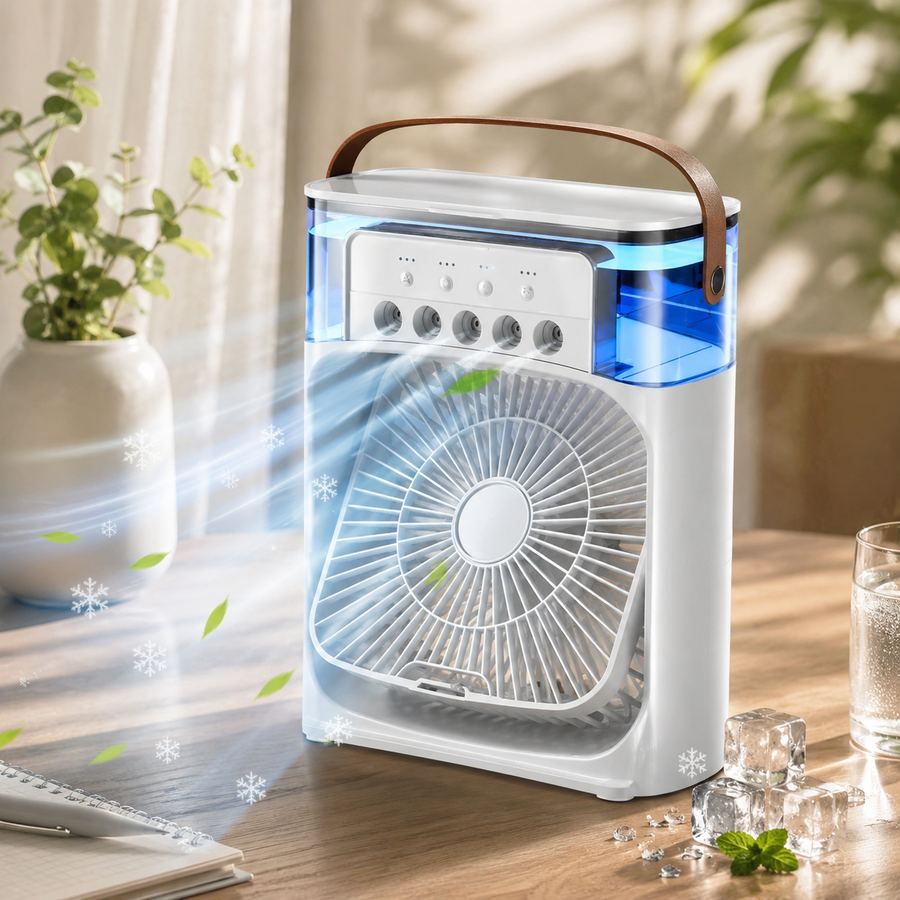 Air Cooler Fan 4 в 1 у використанні вдома
