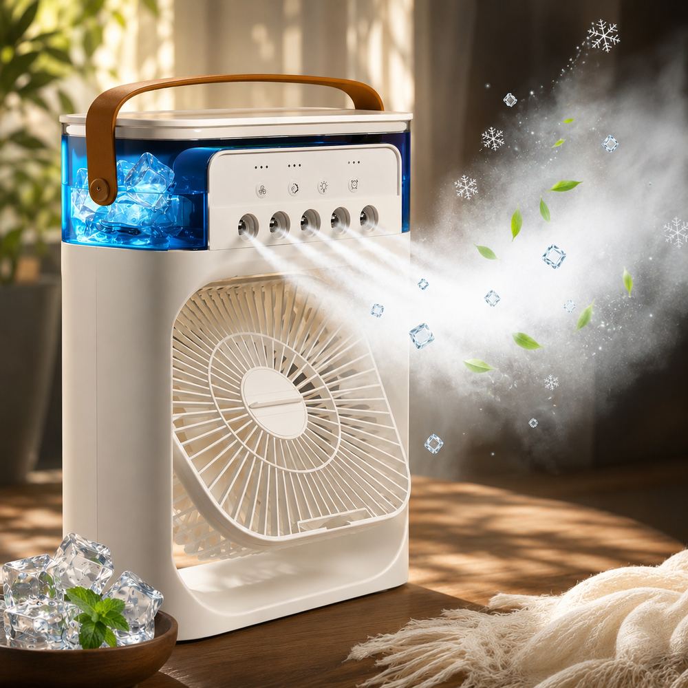 Air Cooler Fan 4 в 1 — портативний охолоджувач повітря